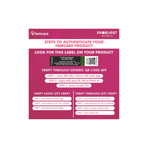 Buy 1 Get 1 Free: Proburst L-Carnitine Blue Raspberry Flav. Shot – 450 ml