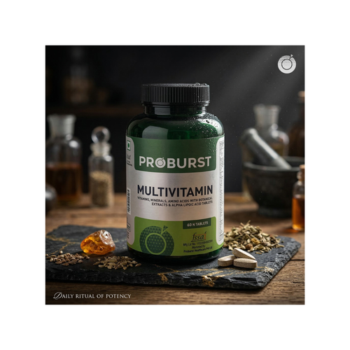 PROBURST Whey Supreme Protein Powder, Coffee Flavour, 2 kg + Free Multivitamin Capsule