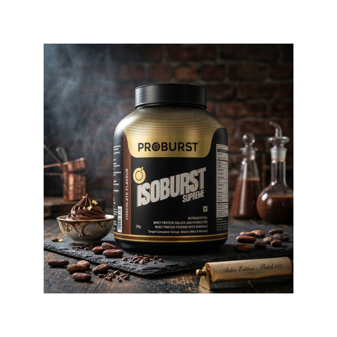 Proburst Isoburst supreme isolate protein 2KG, Chocolate Flavour + Gym Vest Free