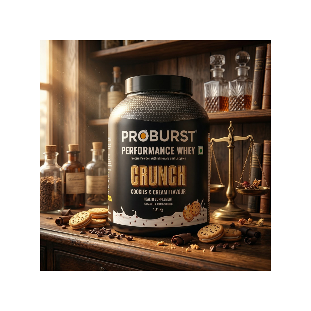 Proburst Performance Whey CRUNCH Protein Cookies & Cream (1.81 Kg)