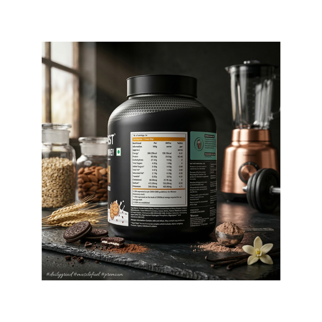 Proburst Performance Whey CRUNCH Protein Cookies & Cream (1.81 Kg)