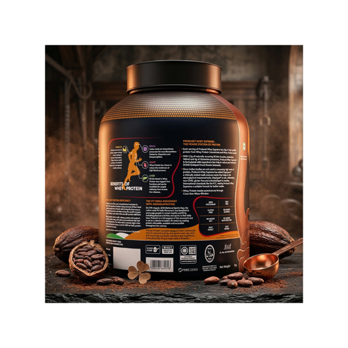 PROBURST Whey Supreme Protein, Irish Chocolate Flavour, 2 kg + Gym Vest Free