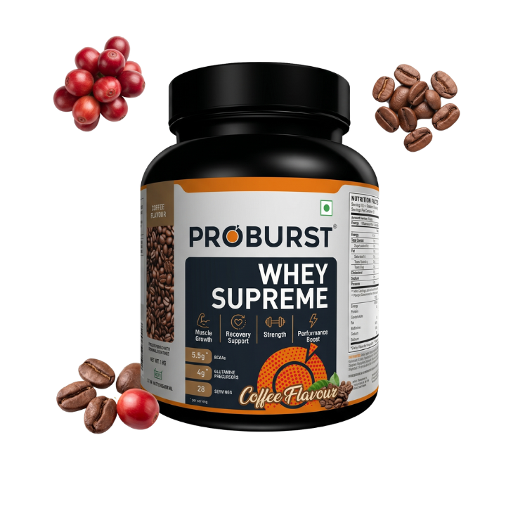 PROBURST Whey Supreme Whey Protein, Coffee, 1 kg