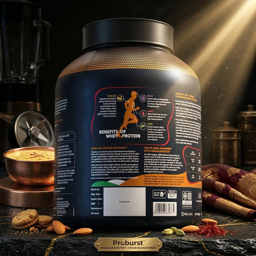 Proburst Whey Supreme Protein Kulfi Flavour, 2 kg + Gym vest