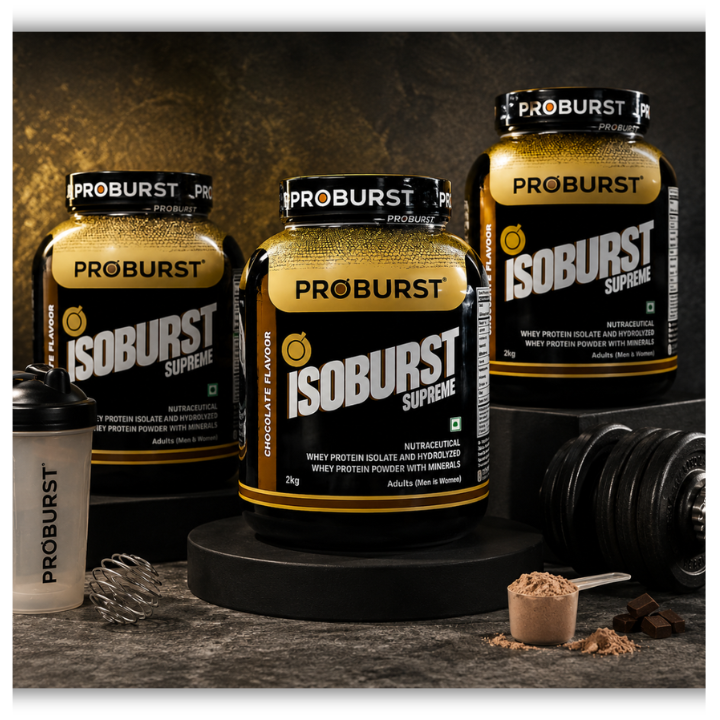 Proburst Isoburst Supreme Chocolate Flavour - Bangalore's no.1 Rated Whey Protein