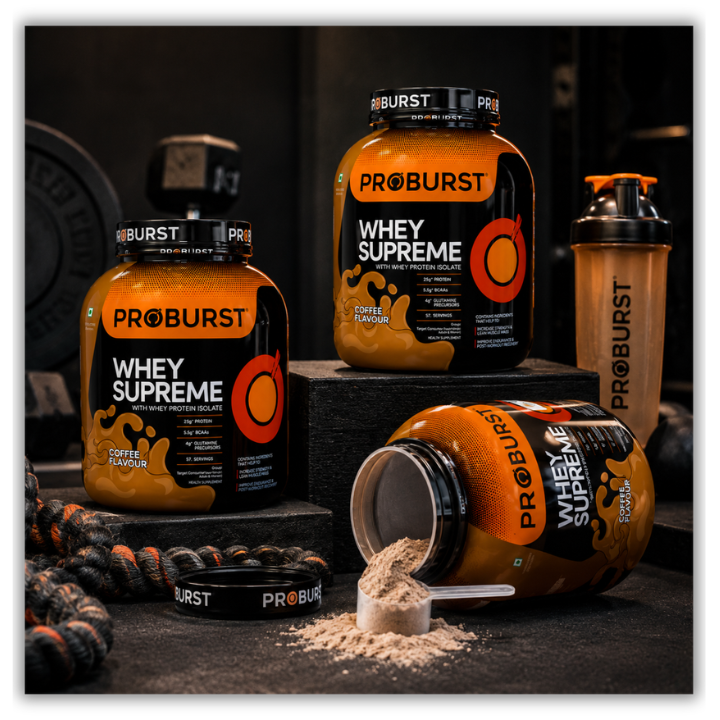 Proburst Whey Supreme Coffee - Bangalore's no.1 Rated Whey Protein