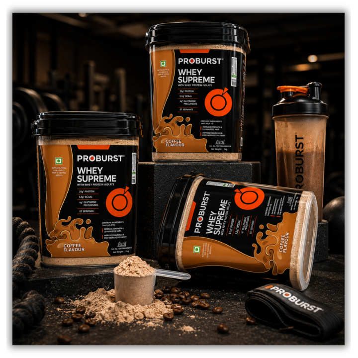 Proburst Whey Supreme Coffee - Bangalore's no.1 Rated Whey Protein