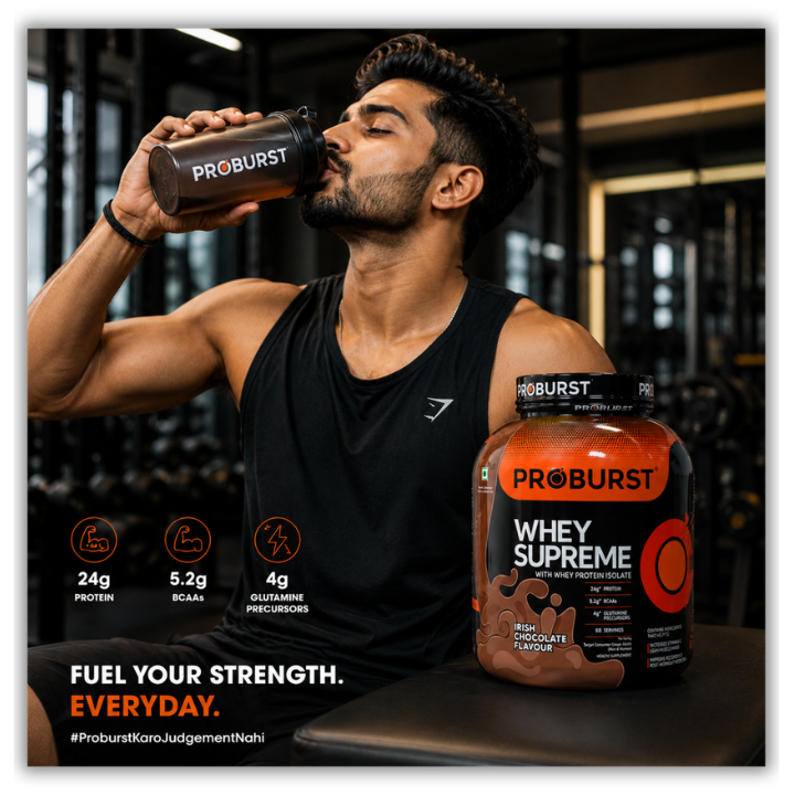 Proburst Whey Supreme Irish Chocolate - Bangalore's no.1 Rated Whey Protein