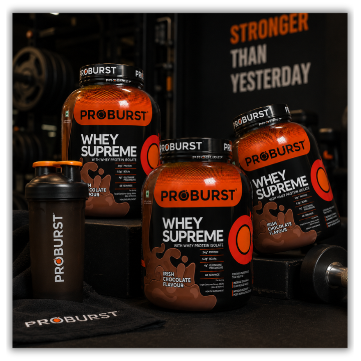 Proburst Whey Supreme Irish Chocolate - Bangalore's no.1 Rated Whey Protein